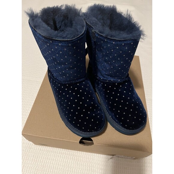 Girls UGG K Bailey Bow Starlight Size 13 - Picture 1 of 5